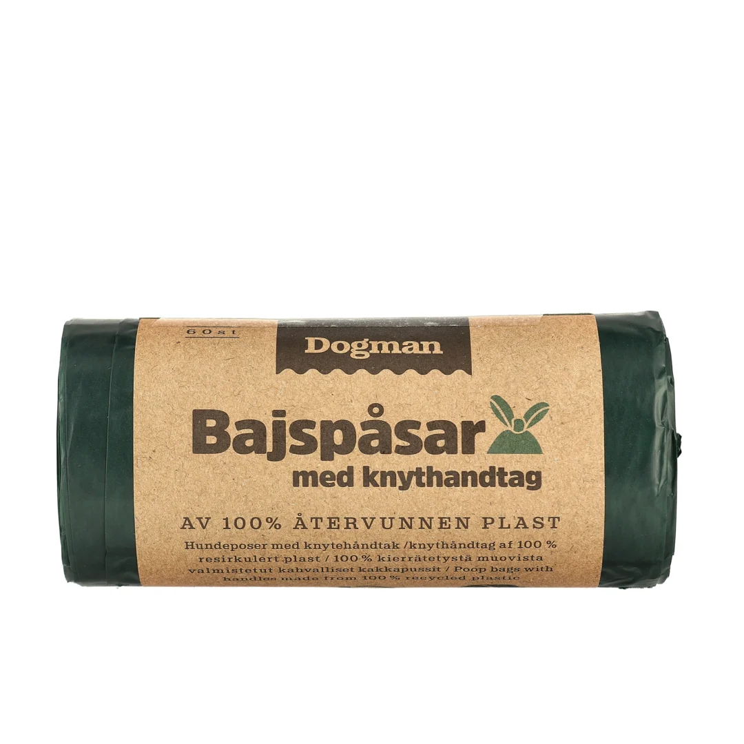 Bajspåsar 100% återv.plast 60p