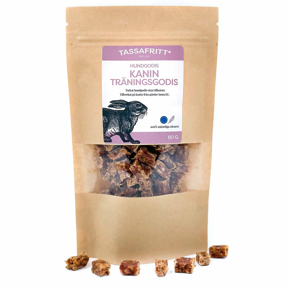 TassaFritt Kanin träningsgodis 80g