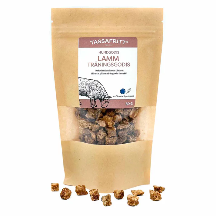 TassaFritt Lamm träningsgodis 80g