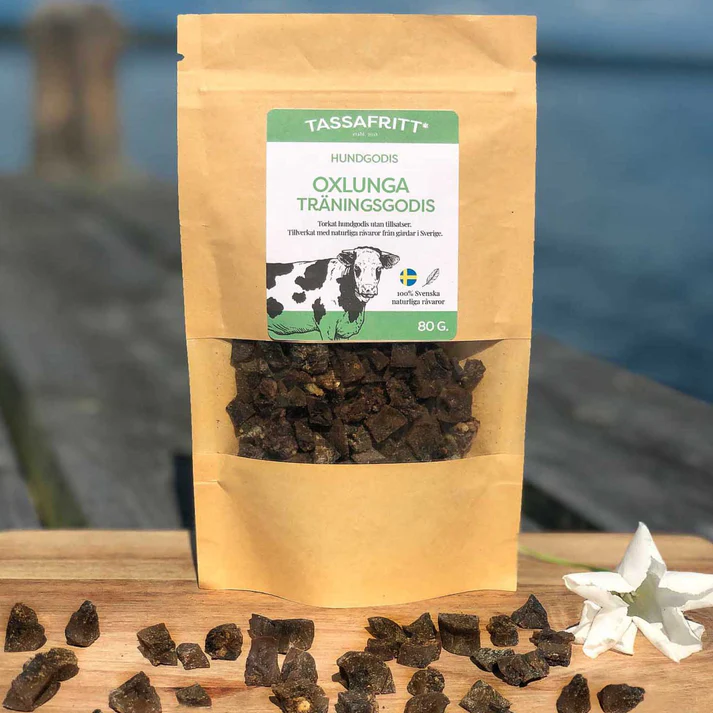 TassaFritt oxlunga träningsgodis 80g