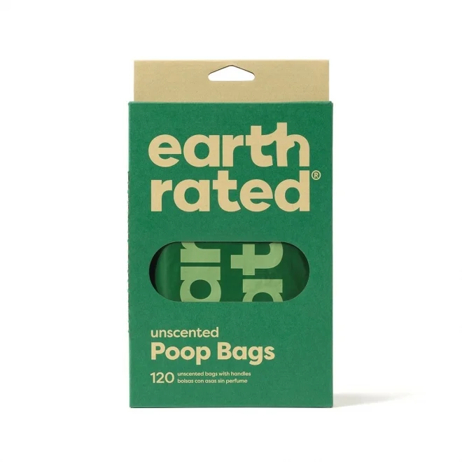 Earth Rated Bajspåsar med handtag 120st