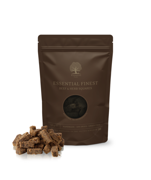 ESSENTIAL FINEST BEEF & HERB SQUARES 125g