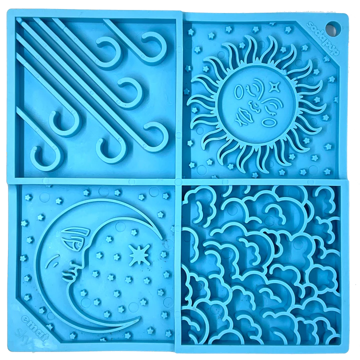 SodaPup Lick Mat Large Blue Sky