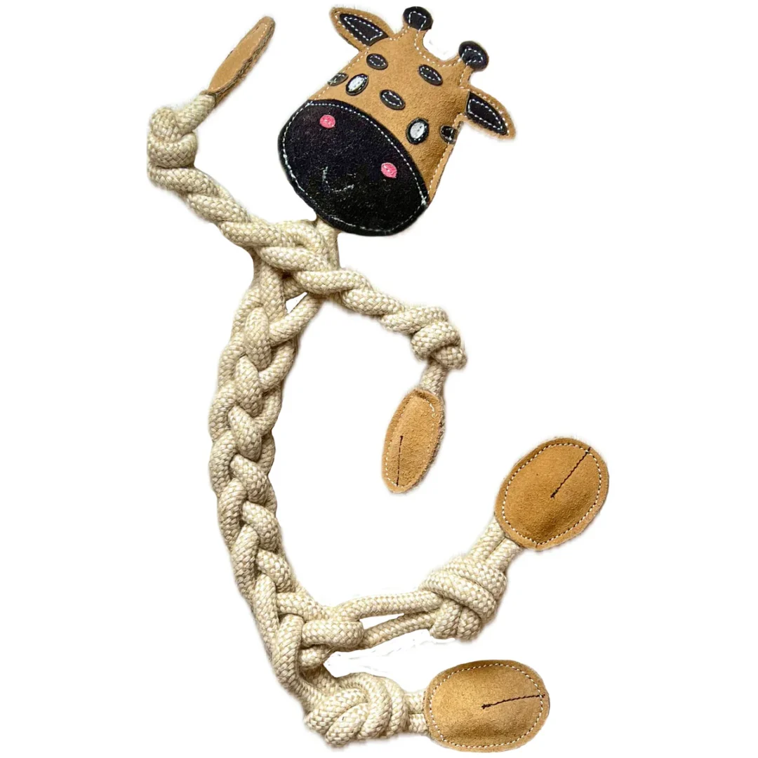 FunnyZoo hundleksak rep Giraff 65cm