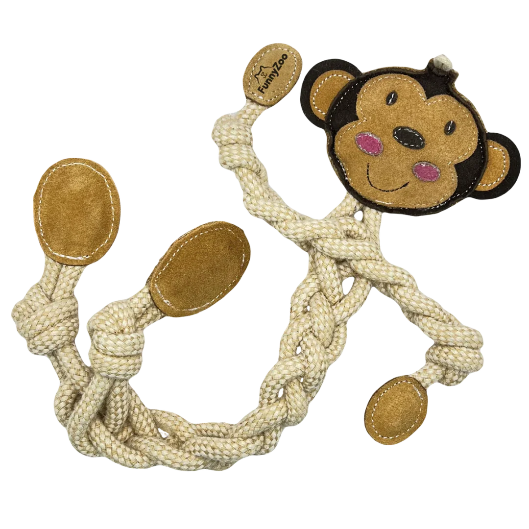 FunnyZoo hundleksak rep Apa 50cm