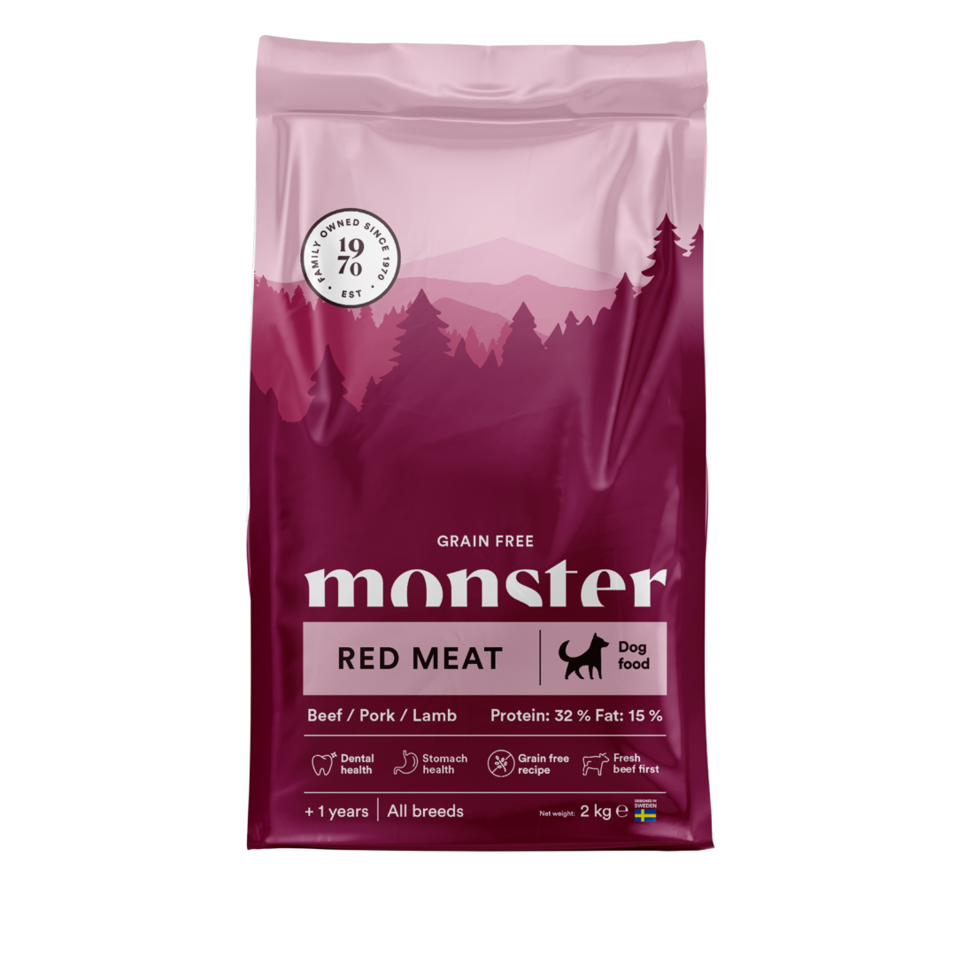 Monster Dog Grain Free Adult Red Meat