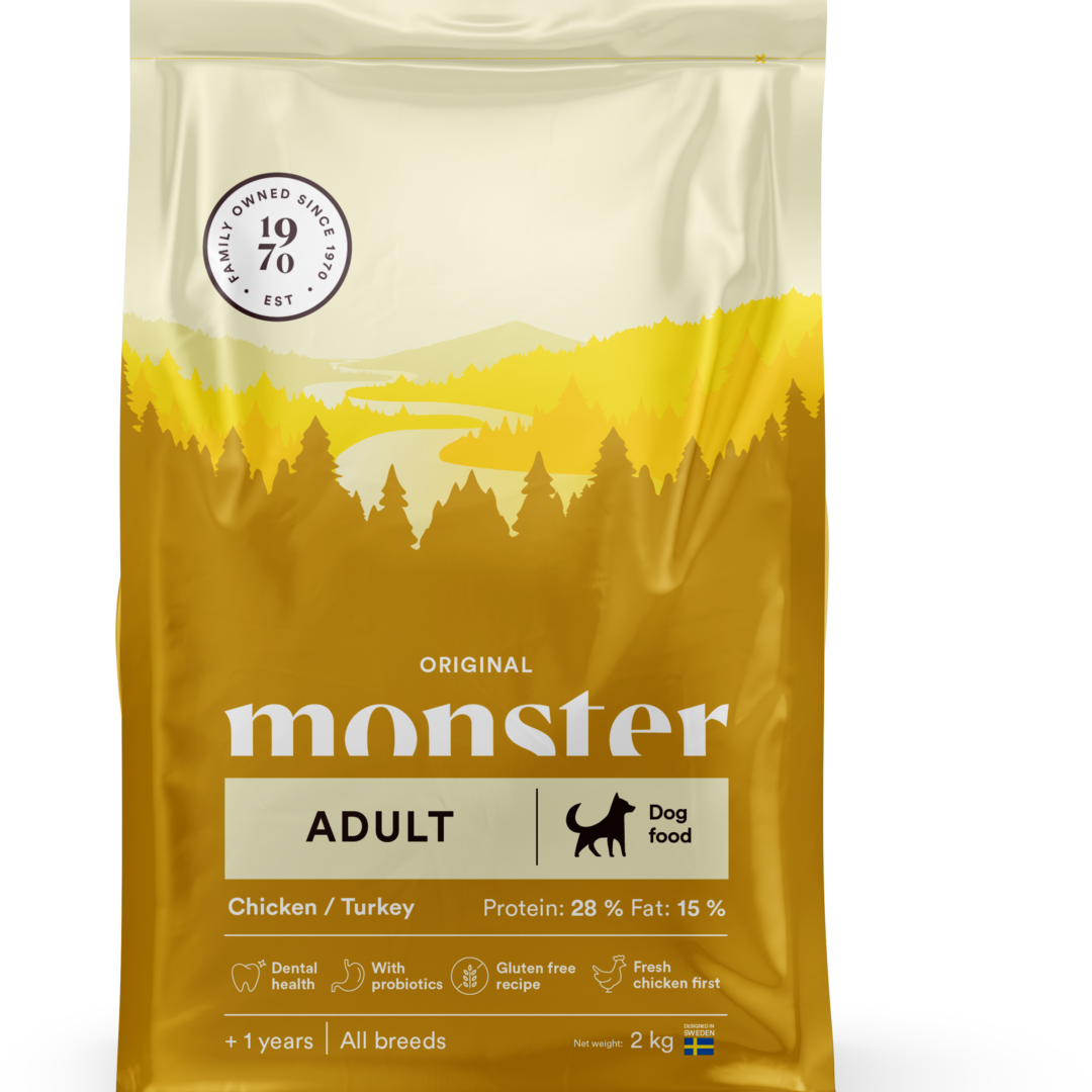 Monster Dog Food Adult All Breed Chicken/Turkey