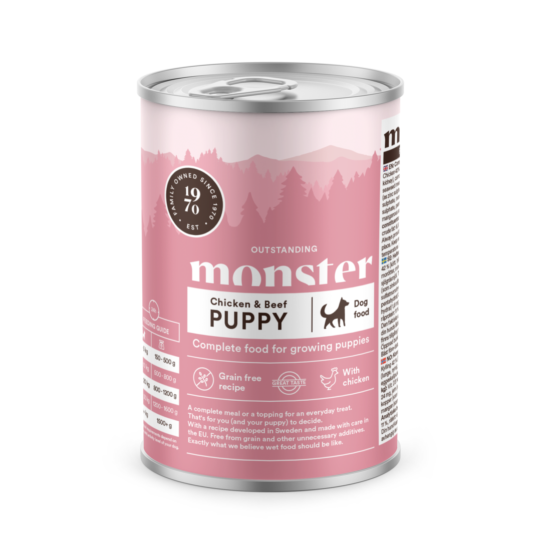 Monster Dog Puppy Chicken 400g