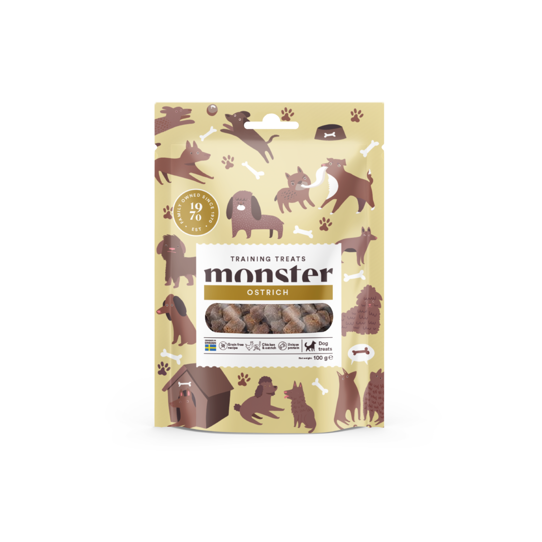 Monster Dog Training Treats Chicken & Ostrich