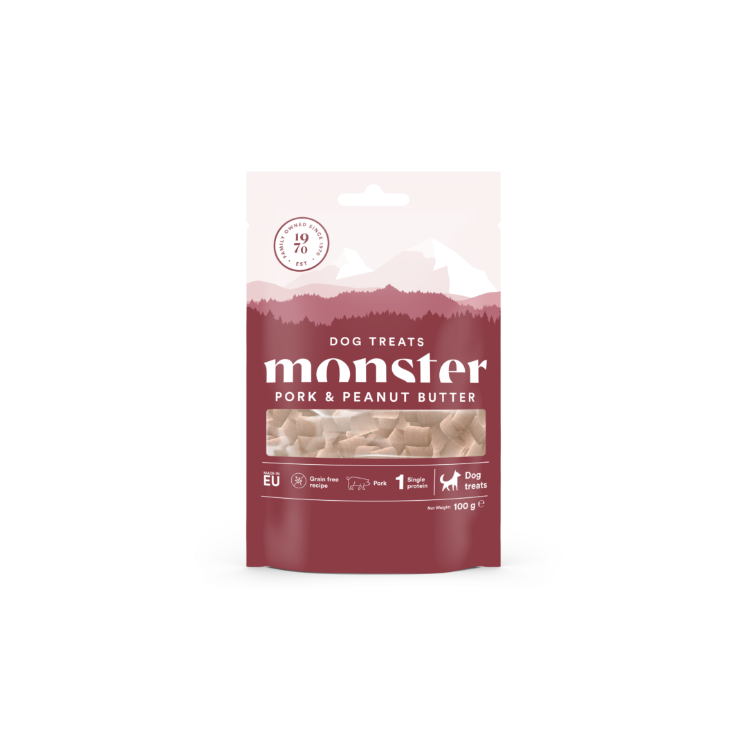 Monster Dog Treats Pork & Peanut Butter
