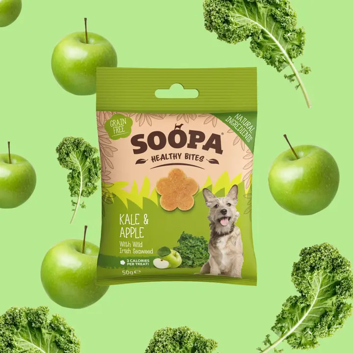 SOOPA Bites Grönkål & Äpple Hundgodis