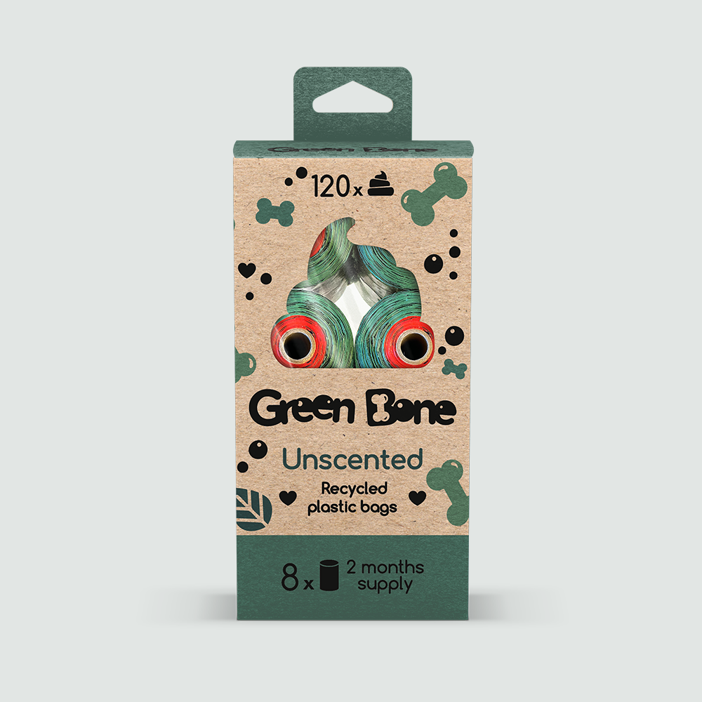 Green Bone Bajspåse 120-pack Unscented