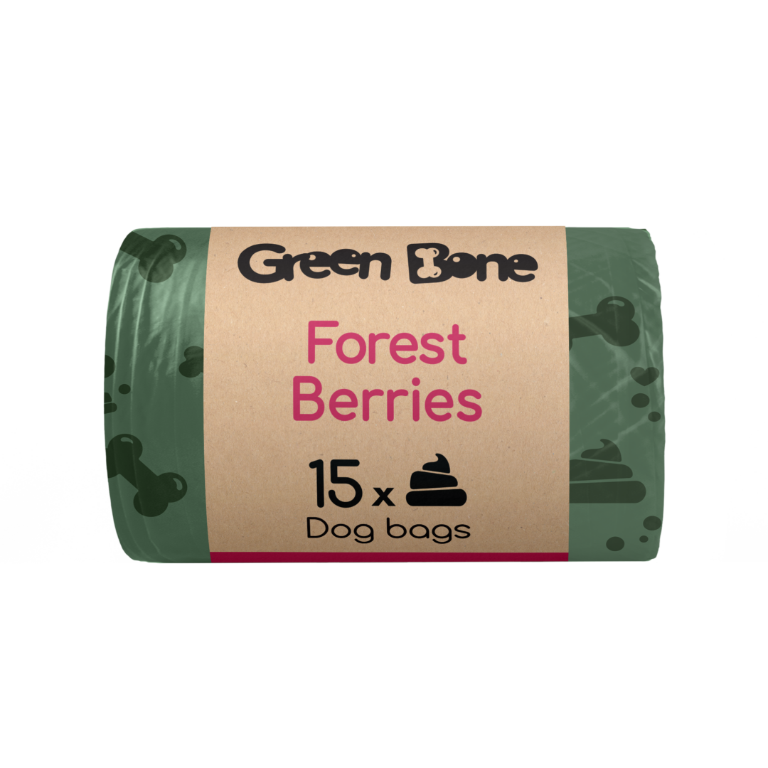 Green Bone Bajspåse 15-pack Forest Berries