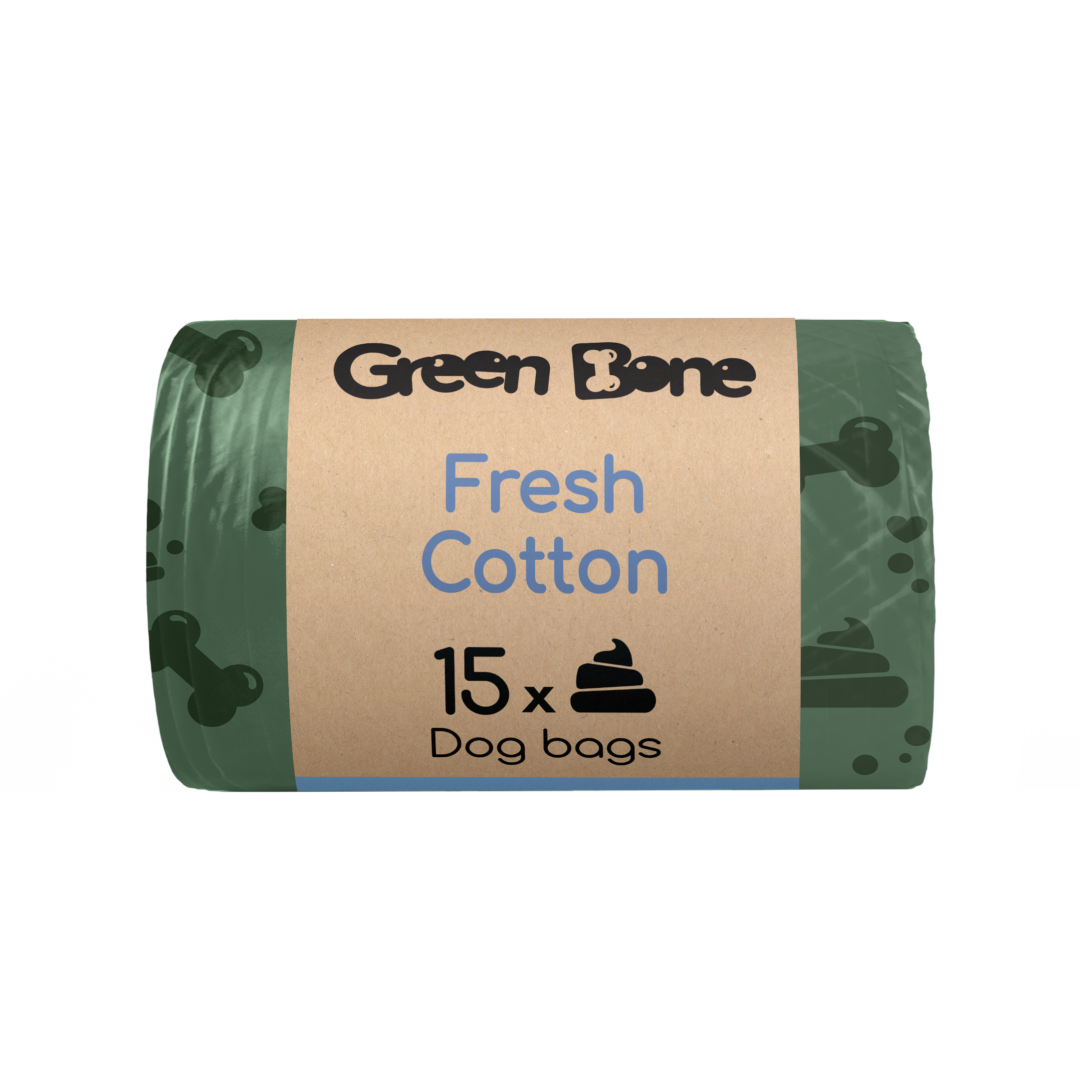 Green Bone Bajspåse 15-pack Fresh Cotton