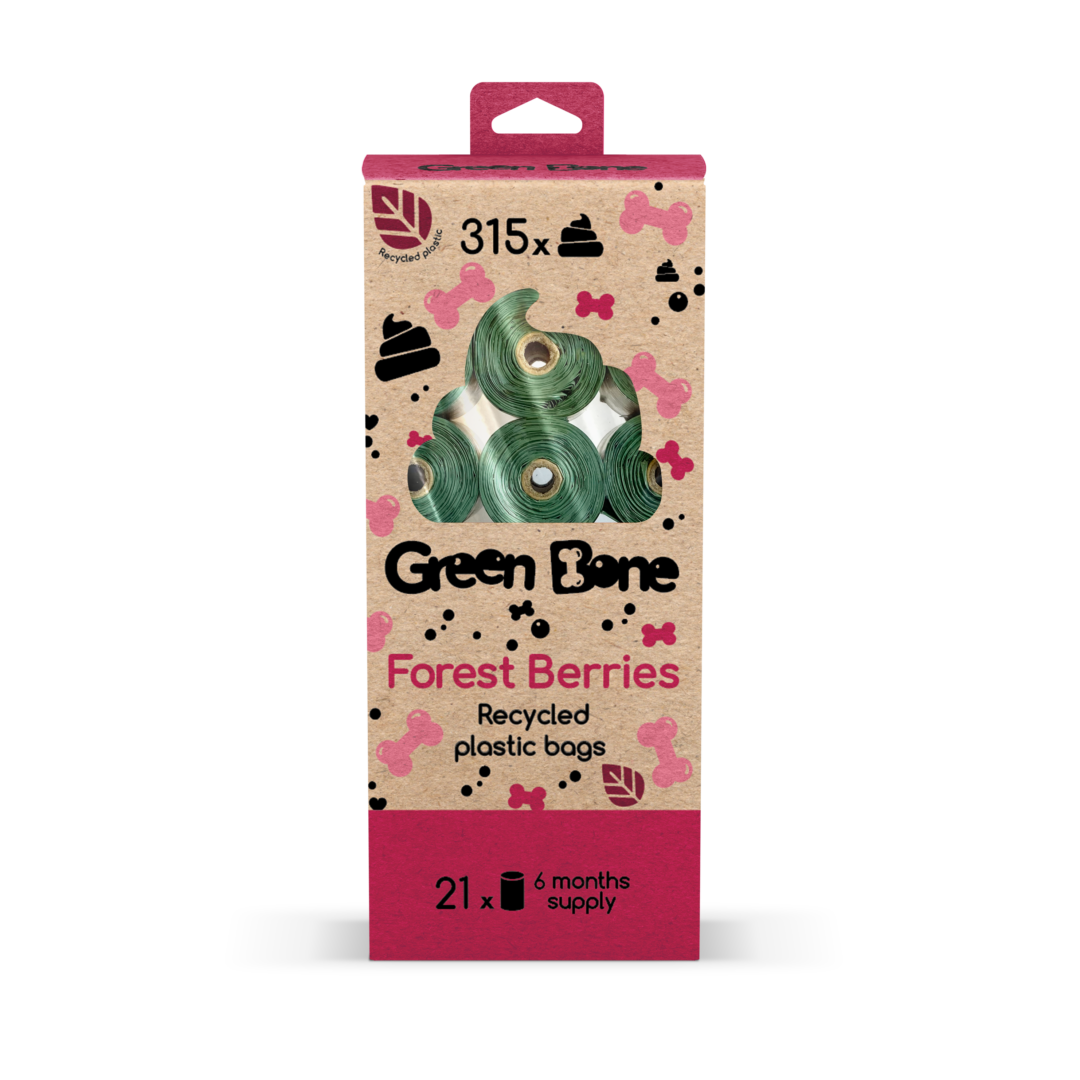 Green Bone Bajspåse 315-pack Forest Berries