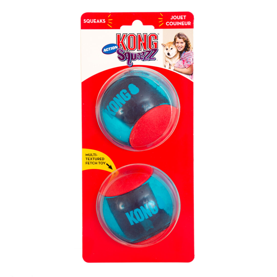 KONG Squeezz Action Ball 2p Large