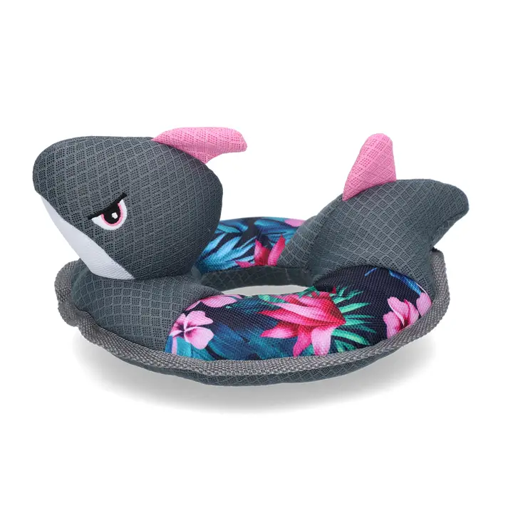 CoolPets vattenleksak hund- Ring Sharky Flamingos