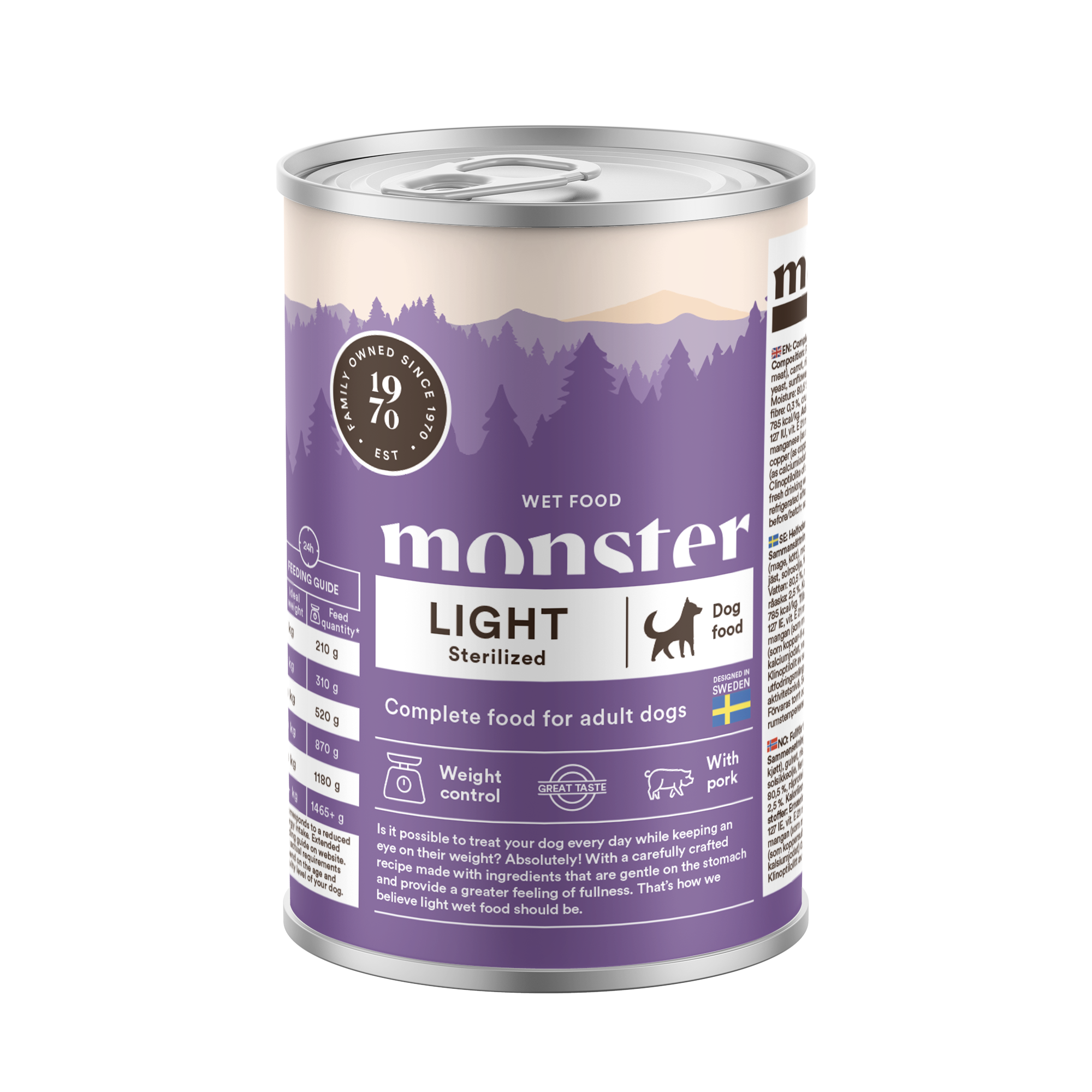 Monster Dog Adult_Sterilized Can 400 g